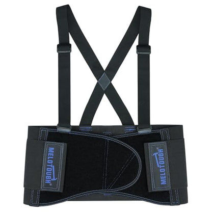 MELOTOUGH Work Back Brace for Men Lower Back,Back Brace for Work Lifting,Shoulder Straps Construction, Warehouse S/M,Christmas Gifts for Men - size: X-Small