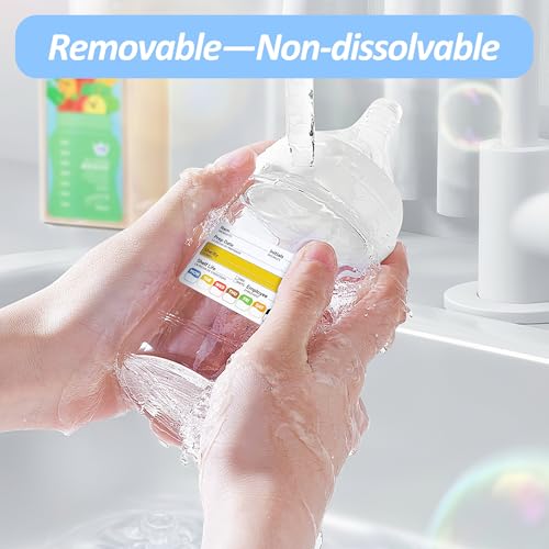 Restaurant Quality Shelf Life Food Rotation Labels Vinyl, 2” x 3” Self-Adhesive Removable Freezer Food Labels, Perfect for Reusable Containers, Easy to Remove, Food Safety Date Sticker (3 PCS) - style: 3 PCS