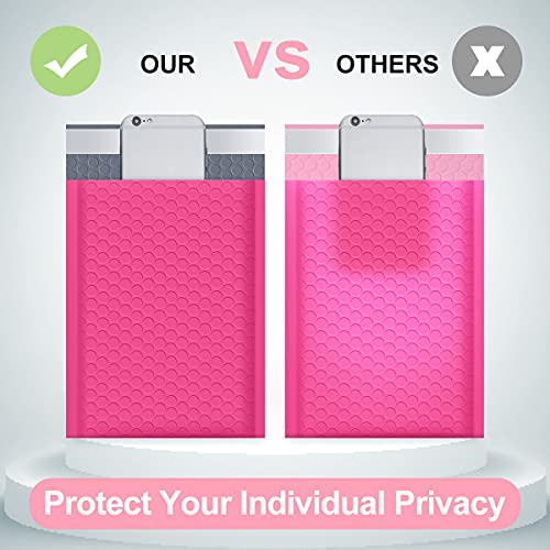 UCGOU Bubble Mailers 6x10" Usable Size 6x9" Padded Mailers Hot Pink 50 Pack - color: Hot Pink, size: 6x10" 50PC