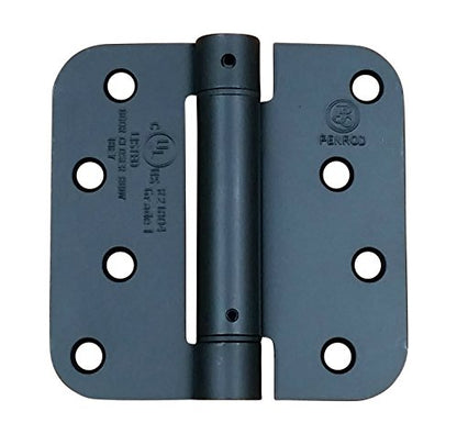 Hinge Outlet Self Closing Spring Door Hinges Black 4 Inch 2-Pack - color: Black