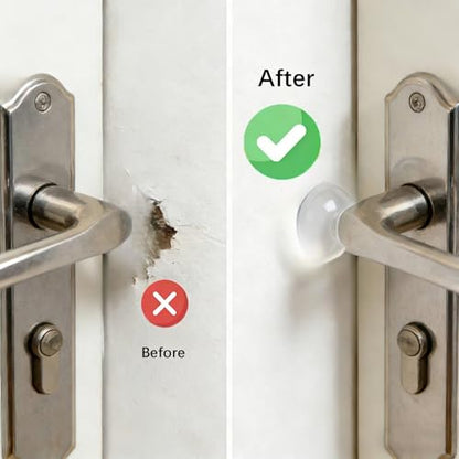 6pcs Door Handle Bumpers for Protecting Walls, Cabinet Door Bumpers - size: 40*40cm(1.57*1.57in)