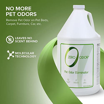 Zero Odor Pet Odor Eliminator Refill for Cat & Dog Urine, Carpet, 128 oz - size: 128 Fl Oz (Pack of 1)