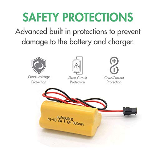 3.6V 900mAh Emergency/Exit Light ELB-B001 Battery Compatible for Lithonia ELB B001 ELBB001 Lithonia EU2C M6 LED Emergency Light Interstate ANIC1566 Unitech 0253799(10 Pack) - size: 10PCS 3.6V 900mAh battery