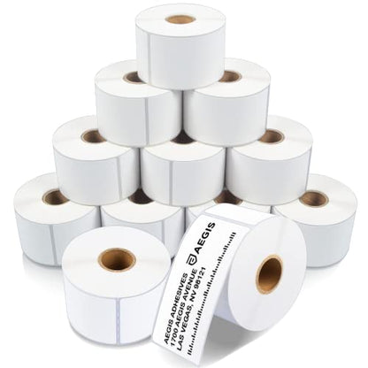 2" X 4" Direct Thermal Printer Labels (4200 Count, 12 Rolls) - size: 2" X 4"