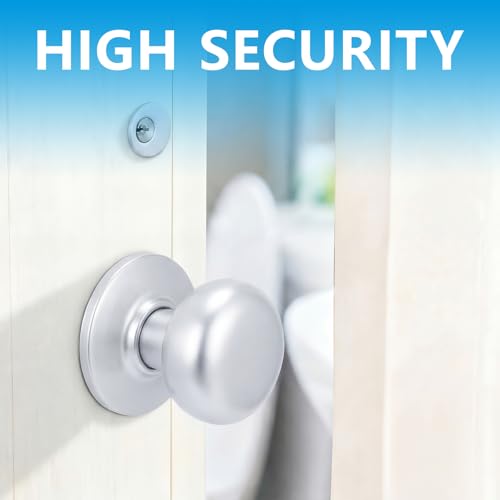 Tandefio 1 Set Double Cylinder Mortise Lock, Right Hand, Silver - color: Silver, style: Right Hand
