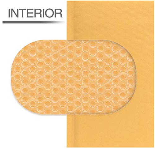 Secure Seal #2 8.5x12 Kraft Bubble Mailers Padded Shipping Envelopes (Pack of 10) - size: #2 8.5” x 12”