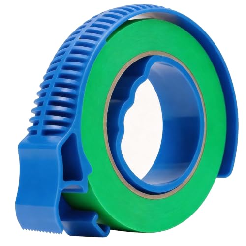 Adhes Green Masking Tape Painter Tape Dispenser 25mm x 50m - size: 1‘’ x 55yds