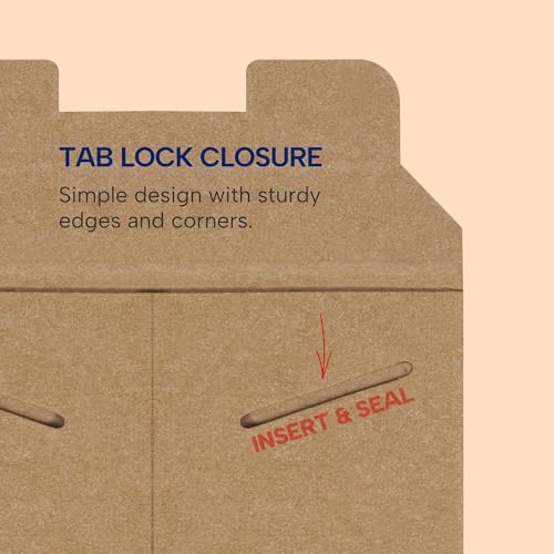 BOX USA Rigid Mailers 12" x 15" (100-Pack) - Kraft Mailer Envelopes for Photos, Documents, Artwork - Stay Flat - size: 12" x 15" (100-Pack)