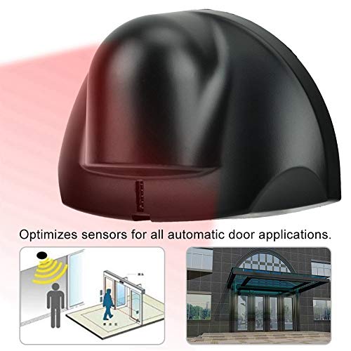 Request to Exit Motion Sensor, 12-24V 24.125GHz Microwave Automatic Door Sensor for Autodoor Systems, Motion Detection Sensor for Commercial & Residential Use
