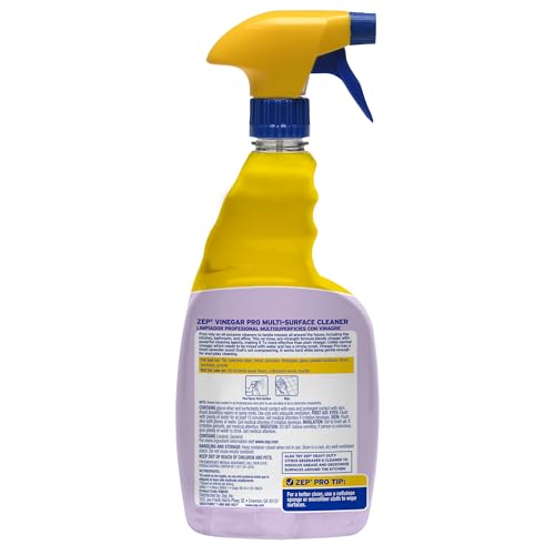 Zep All-Purpose Cleaner with Vinegar Added - 32 Ounces (Case of 4) R48432 - Industrial Grade Cleaner… - size: 32 Fl Oz (Pack of 4)