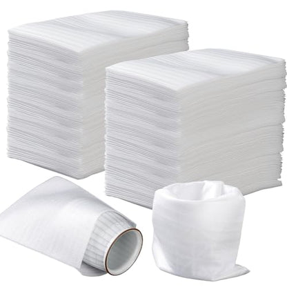 100 Pack Foam Pouches 8x12in, Cushion Foam Wrap for Moving - size: 8x12 inch