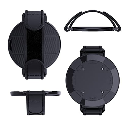 360 Degree Rotating Sticky Tablet Stand, Multi-Angle Adjustable Adhesive Tablet Stand with Hand Strap, Compatible with iPad Pro 11/12.9, Air, Samsung Galaxy Tabs, 9.7"-13" Tablets - color: Black, size: 6.22inch