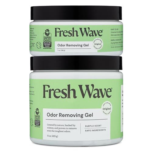 Fresh Wave Original Odor Eliminator Gel 2-Pack 15 oz & 7 oz Air Freshener - size: 22 fl oz (Pack of 2: 15 fl oz & 7 fl oz)