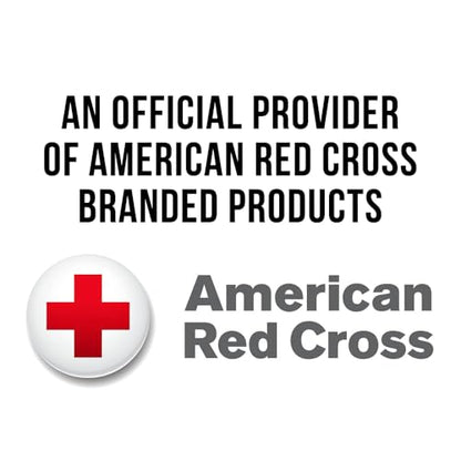 American Red Cross Officially Licensed Product, 25 Person First Aid Kit, 118 Piece Emergency Medical Supplies to Clean & Treat Minor Injuries, Hard Case Box for Home, Business, Job Site, Car