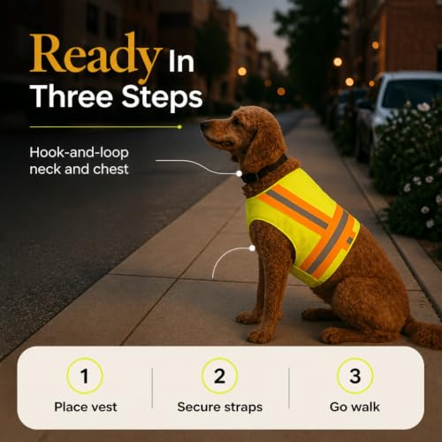 Reflective Dog Vest, Small - size: Small