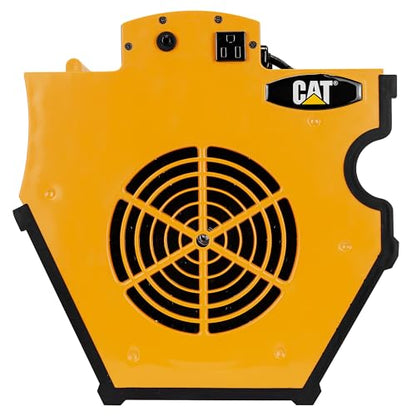 CAT fans - High Velocity 1200 CFM, Multi Pivoting Cooling, Ventilating, Drying Fan W/ 2 Grounded AC Outlets, Adjustable 4 Speed Enclosed Dual Ball Bearing Motor, & GFCI Plug (B-1200)