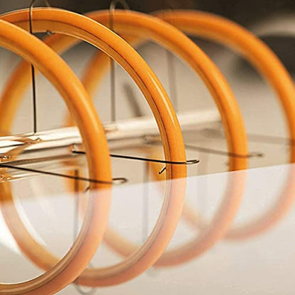 Vintage LED Spiral Filament Bulb T14, E26 Base, 4W Equivalent, 40W Warm White, 2200K, Dimmable, AC120V, 400LM, Amber Glass, Pack of 4 - style: 4.33in(110mm)