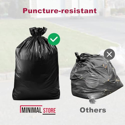 40-45 Gallon Garbage Bags, 40"x48", Pack of 100, Heavy Duty Large Trash Bag, Strong Trash Can Liners for Office, Picnic, Kitchen, Commercial, Made in USA - style: 45Gal-100 pcs-0.8
