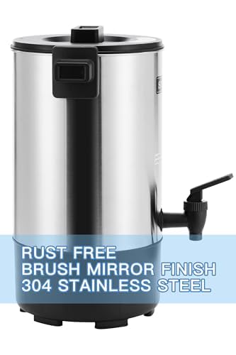 SYBO SR-CP Commercial Grade Stainless Steel Percolate Coffee Maker Hot Water Urn for Catering, 30-Cup, 4.5L, Metallic - style: 4.5L Metallic