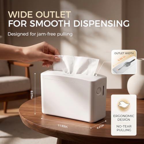 Multifold Paper Towel Dispenser Countertop, Non-Slip, White - color: White