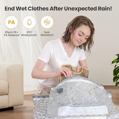 Vacuum Storage Bags with Pump, 12PCS Space Saver Bags for Clothing Travel - size: 12 Combo Travel Size
