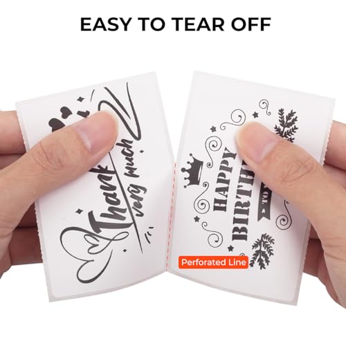 MUNBYN 3x2 Thermal Labels, 500 Sheets/1 Roll, White - color: White, size: 3x2"
