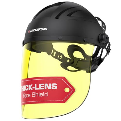 ARCCAPTAIN Blue Light Blocking Face Shield, Anti-Fog Full Face Mask - color: Blue-light + Fog-free