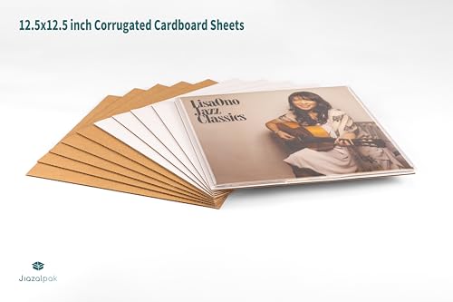 Corrugated Cardboard Sheet, 12.5x12.5 inch, LP Mailer Insert Pad - size: 25 Pack