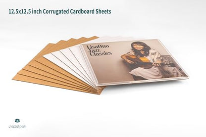 Corrugated Cardboard Sheet, 12.5x12.5 inch, LP Mailer Insert Pad - size: 25 Pack