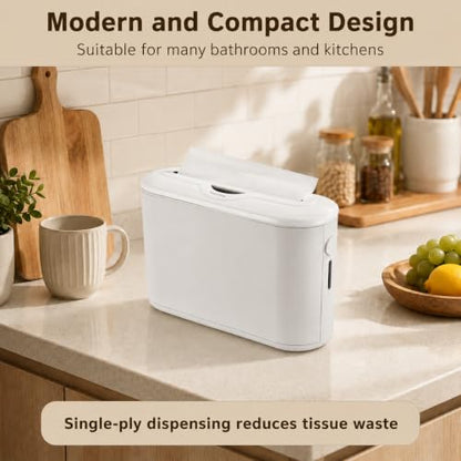 Countertop Multifold Paper Towel Dispenser, White - color: 5857white