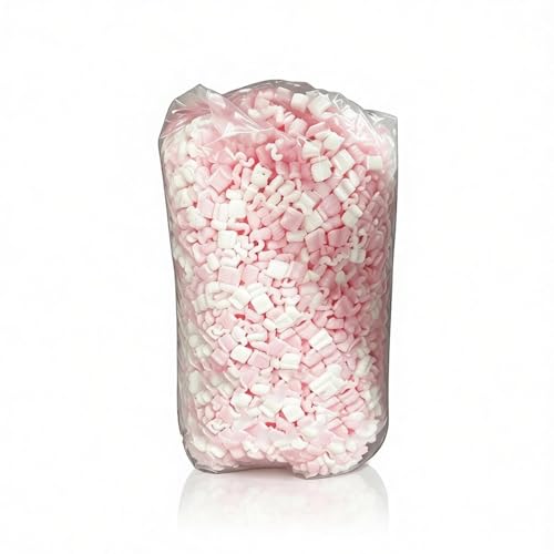 Packing Peanuts Shipping Anti Static Loose Fill 30 Gallons 4 Cubic Feet Mixed (Pink) - color: Pink