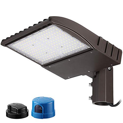 LEONLITE 150W LED Parking Lot Light, 1-10V Dimmable, 20,250lm UL & DLC - size: 21 Inch
