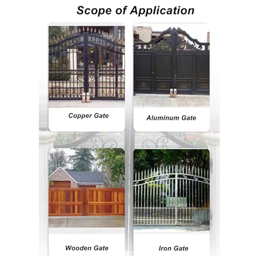 Automatic Door Remote Control, Learning Code Compact Gate Openers Light Garage Door Opener Remote for Garage Swing Gate Sliding Entry Doors