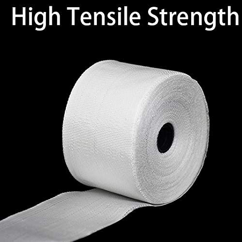 APT Woven Fiberglass Cloth Tapes (6" x 36Yds), Repairs and Reinforcements, Glass Fiber Mesh Joint Tape Plain Weave Reinforcement E-Glass, No Adhesive (152mm x 36Yds) - size: 152mm x 36Yds