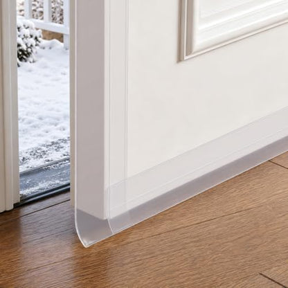 Self-Adhesive Silicone Weather Stripping Door Seal, 1.8" W x 33 ft - size: 1.8" W x 33 ft