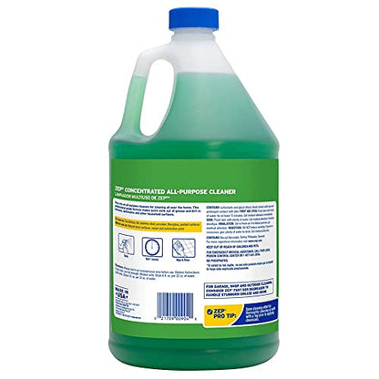 Zep All-Purpose Cleaner and Degreaser - 1 Gallon (1 Unit) ZU0567128 - Heavy Duty Industrial Cleaner for Business & Household Used in Kitchen,Countertops,Appliances,Walls and Floor Surfaces (Pack of 4) - size: 128 Fl Oz (Pack of 4)