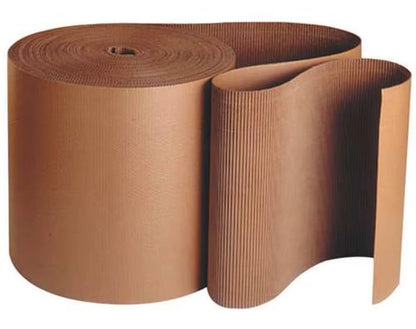 Corrugated Wrap, 36" Wide x 250 Ft Long, Protective Packaging Material, Heavy Duty Cardboard Wrap, Shipping, Packing, and Moving Supply