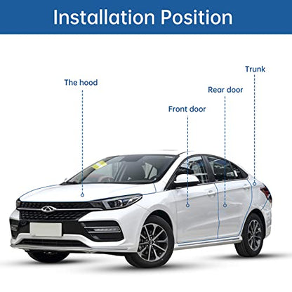 Car Door Edge Guards 64Ft(20M) Universal Rubber U Shape Edge Trim, Black - color: Black, size: 64 ft
