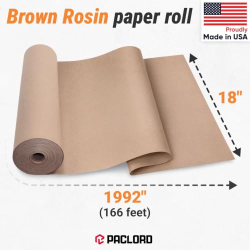 Floor Protection Natural Brown Rosin Paper 18" x 166 ft - style: 249 sq ft (18" x 166' Roll)