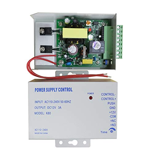 K80 Power Supply Control, 12V DC Door Access Control Power Supply