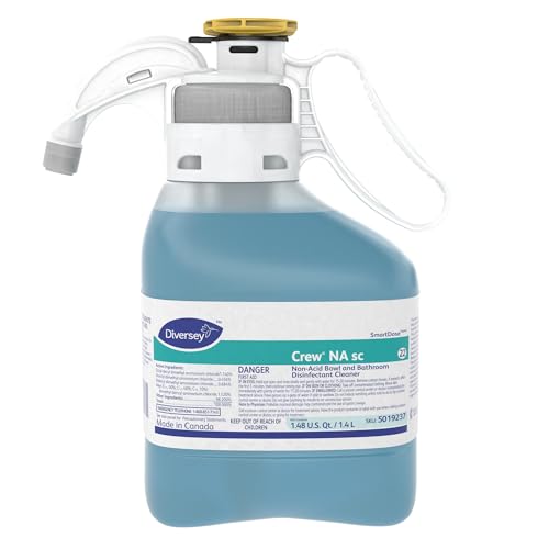CREW Diversey Non-Acid Bowl And Bathroom Disinfectant Cleaner, Floral, 47.3 Oz, 2/carton - size: 1 Count (Pack of 1)
