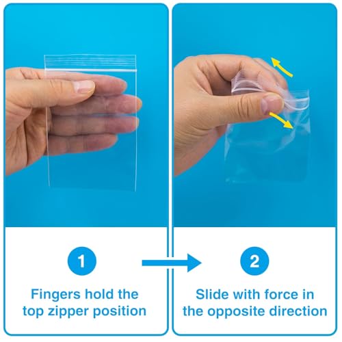 400pcs Plastic Bags, 3 x 4 inch 2 mil Jewelry Bags, Clear Small Zip Bag, Resealable Zip Bag for Small Business, Storage, Candy (Pack of 2) - size: 3x4 Inch (Pack of 800)