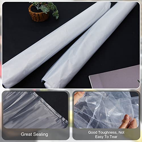 Lewtemi 6 Pack 55 Gallon Clear Heavy Duty Plastic Drum Liner Large Thick Food Storage Bag for Vegetable Marinating Brining Lawn Outdoor Industrial Pail 5.5 Mil Liner - size: 55 Gallon