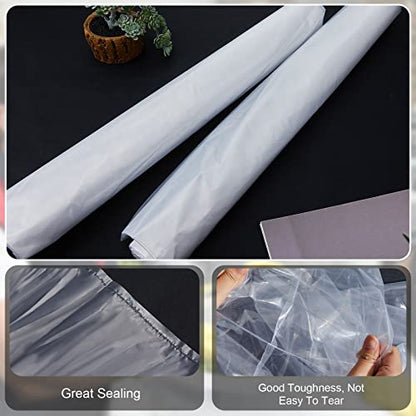Lewtemi 6 Pack 55 Gallon Clear Heavy Duty Plastic Drum Liner Large Thick Food Storage Bag for Vegetable Marinating Brining Lawn Outdoor Industrial Pail 5.5 Mil Liner - size: 55 Gallon