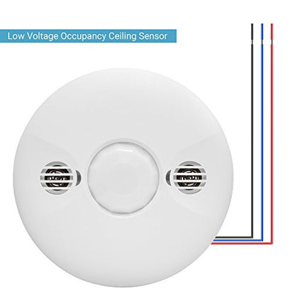 ENERLITES Ultrasonic & PIR Dual Tech Motion Sensors - 1600 Sq Ft & 800W Coverage, 360 Degree Field of View Ceiling Sensor and Wall Switch