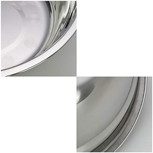 Stainless Steel Mixing Bowls for Kitchen, 4 Pack Serving Bowl Set