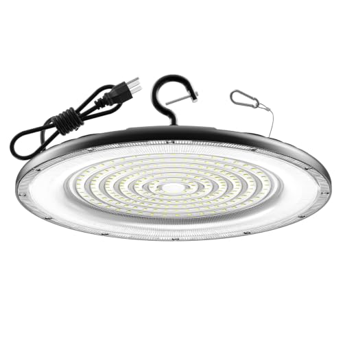 AIKVSXER 1Pack UFO LED High Bay Lights, 300W Shop Lights, 45000LM, 6000K