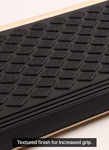 FINEHOUS Rubber Stair Treads Non-Slip Outdoor 35”x10” (5-Pack) – Anti-Slip Step Mat with Nosing - size: 35" X 10"