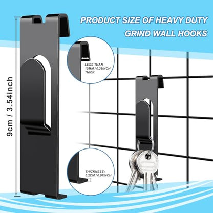 Gute Gridwall Display Hooks 30PCS 4 Inch Heavy Duty Metal Hanger