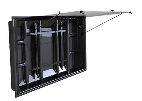 The TV Shield 44-50" Inch Outdoor TV Box with Anti-Glare and Cooling Fan - color: Anti-Glare + Cooling Fan, size: 44-50"